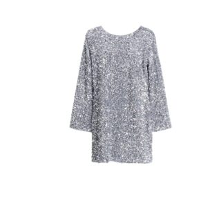 Haljina sa šljokicama i mašnom na leđima, Mohito