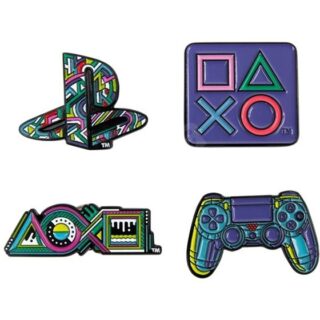Playstation pin badge set, MIKRONIS