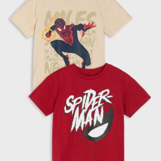 Pamučne majice s printom 2 kom Spider-Man, SINSAY