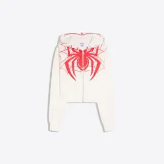 Sportska majica s kapuljačom i printom SPIDER-MAN, BERSHKA